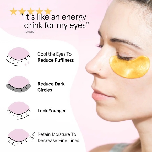Grace & Stella~Everything Is Better In Pink Collagen Boosting Eye Masks NEW - Picture 6 of 9